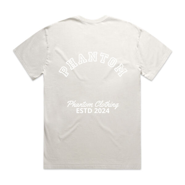 Men's Phantom Faded Staple Tee - White Thumbnail