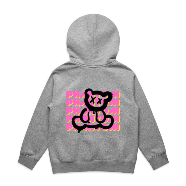 Kid's Phantom Block Hood - Pink Thumbnail