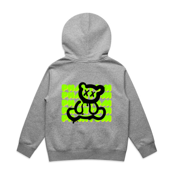 Kid's Phantom Block Hood - Green Thumbnail