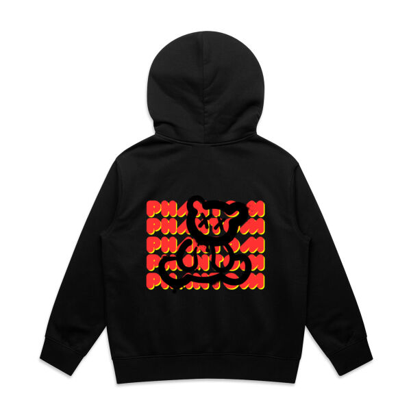 Kid's Phantom Block Hood - Red Thumbnail