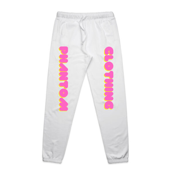 Men's Phantom Block Trackies - Pink Thumbnail